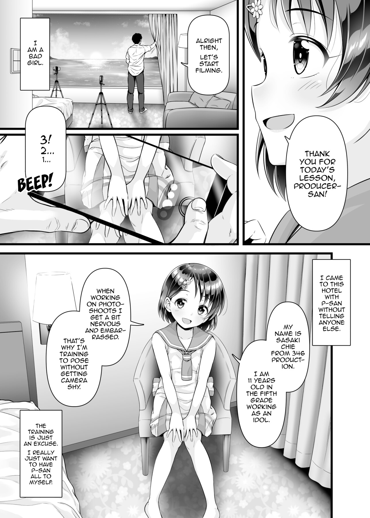 Hentai Manga Comic-After the Concert, On the Bed, All of Chie. ~One-on-One Photography Lesson~-Read-2